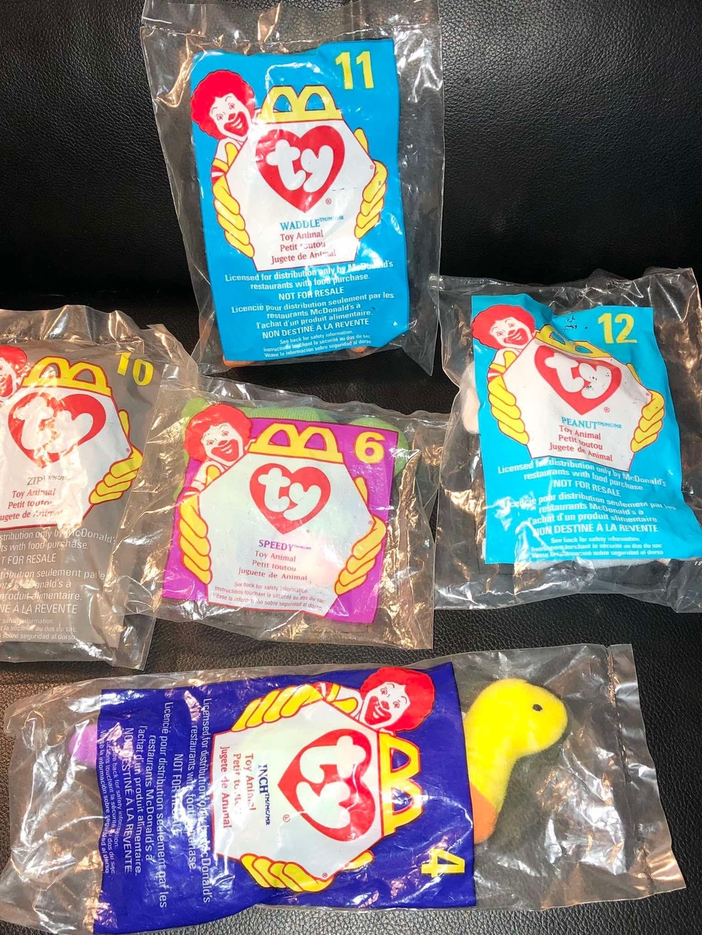 Ty Beanie Babies McDonalds Happy Meal toys #beaniebaby #mcdonalds
